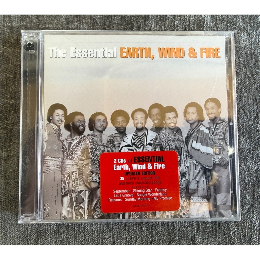 The Essential Earth, Wind & Fire Updated Edition 2-CD Set Brand New Sealed
